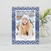 sweaterweer | Vakantiefotokaart Feestdagenkaart (Staand voorkant)