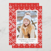 sweaterweer | Vakantiefotokaart Feestdagenkaart (Voorkant / Achterkant)