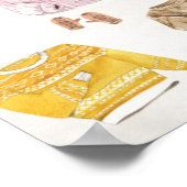 Sweather Weather Herfst herfst Cozy Poster (Hoek)