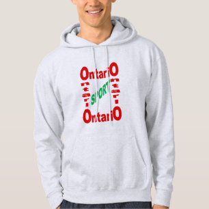 Sweatman met zwarte kapuis SPORT ONTARIO Hoodie