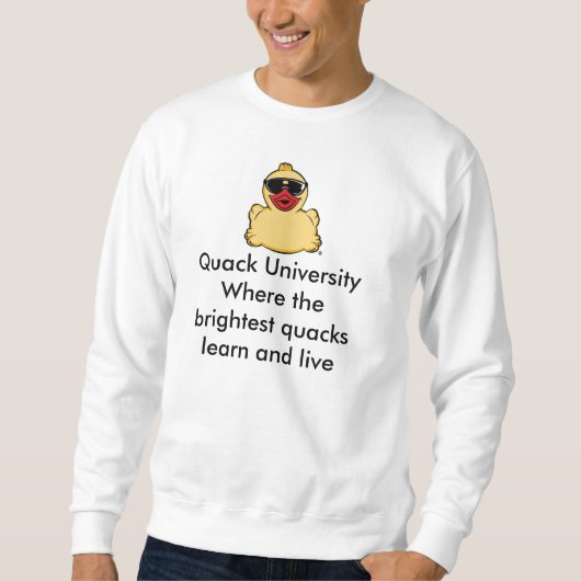 Sweatshirt aan de Universiteit van Quack (Voorkant)