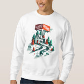 Sweatshirt - Alle wegen leiden naar huis (Voorkant)