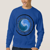 Sweatshirt blauw PIMA (Voorkant)