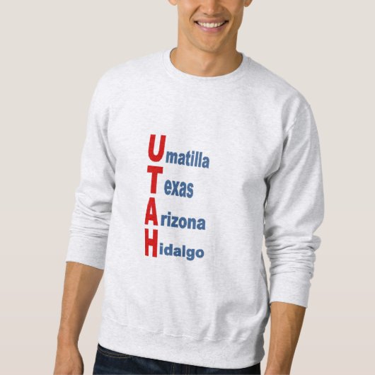 Sweatshirt Cacter Man TORISM WEST USA (Voorkant)
