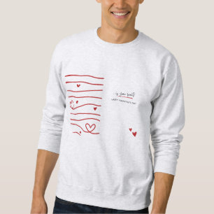 Sweatshirt cadeau voor Valentijnsdag