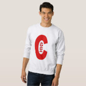 Sweatshirt Café Man DESIGN CANADA (Voorkant volledig)