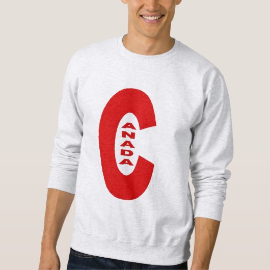 Sweatshirt Café Man DESIGN CANADA (Voorkant)