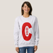 Sweatshirt Café vrouw DESIGN CANADA (Voorkant volledig)