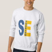 Sweatshirt cement man SWEDEN TOURISM (Voorkant)