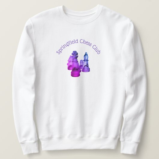 Sweatshirt Chess Club (Design voorkant)