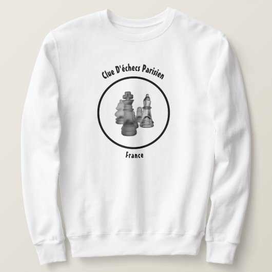 Sweatshirt Chess Club (Design voorkant)