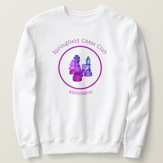 Sweatshirt Chess Club (Design voorkant)