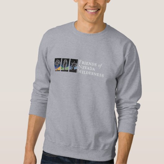 Sweatshirt (Dark Sky Logo - Wit) (Voorkant)