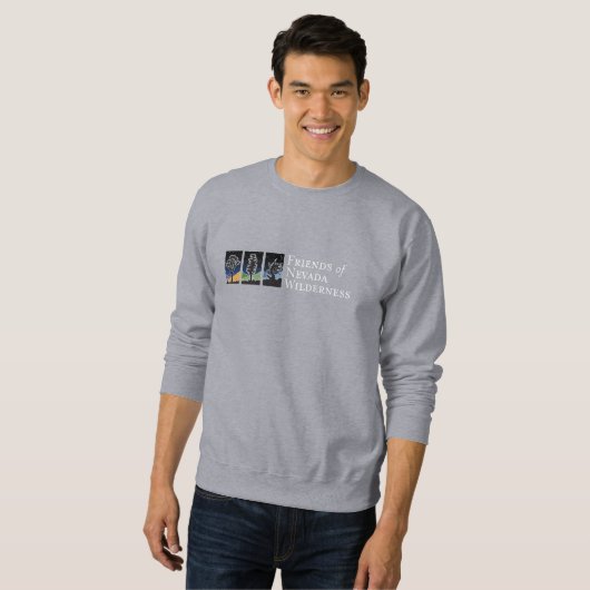 Sweatshirt (Dark Sky Logo - Wit) (Voorkant volledig)