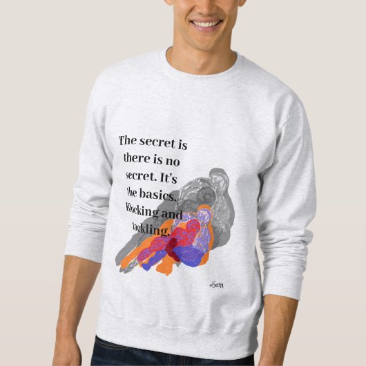 Sweatshirt : Football Tackle (Voorkant)