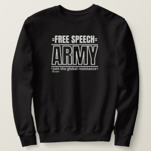 sweatshirt "FREE SPEECH ARMY 2"