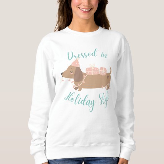 Sweatshirt gekleed in vakantiestijl (Voorkant)