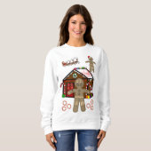 Sweatshirt Gingerbrood Man (Voorkant volledig)