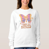 Sweatshirt Good Vibes Retro Shirt Positief (Voorkant)