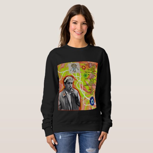Sweatshirt Hippie (Voorkant volledig)