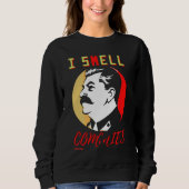 sweatshirt "I SMELL COMMIES 3 STALIN" (Voorkant)