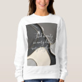 Sweatshirt in stijlvolle abstracte graphic (Voorkant)