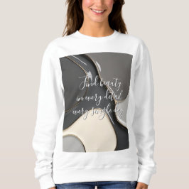Sweatshirt in stijlvolle abstracte graphic