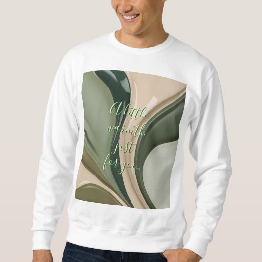 Sweatshirt in stijlvolle abstracte graphic (Voorkant)