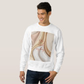Sweatshirt in stijlvolle abstracte graphic (Voorkant volledig)
