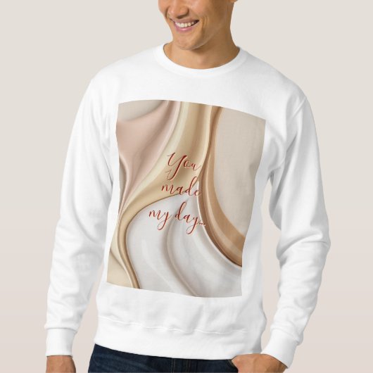 Sweatshirt in stijlvolle abstracte graphic (Voorkant)