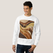 Sweatshirt in stijlvolle abstracte graphic (Voorkant volledig)