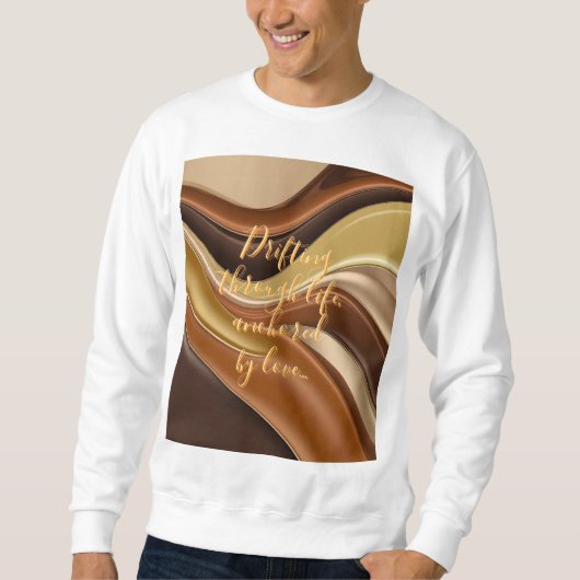 Sweatshirt in stijlvolle abstracte graphic (Voorkant)