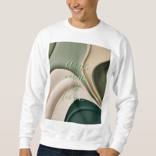 Sweatshirt in stijlvolle abstracte graphic (Voorkant)