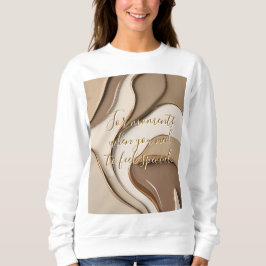 Sweatshirt in stijlvolle abstracte graphic