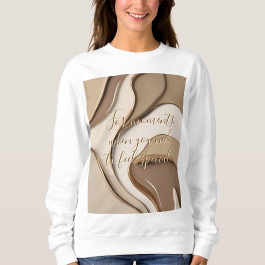 Sweatshirt in stijlvolle abstracte graphic (Voorkant)