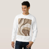 Sweatshirt in stijlvolle abstracte graphic (Voorkant volledig)