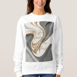 Sweatshirt in stijlvolle abstracte graphic