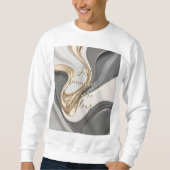 Sweatshirt in stijlvolle abstracte graphic (Voorkant)