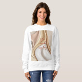 Sweatshirt in stijlvolle abstracte graphic (Voorkant volledig)