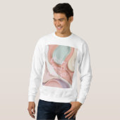 Sweatshirt in stylish abstract graphic (Voorkant volledig)