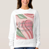 Sweatshirt in stylish abstract graphic (Voorkant)