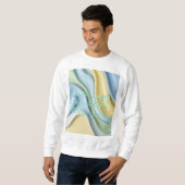 Sweatshirt in stylish abstract graphic (Voorkant volledig)