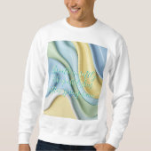 Sweatshirt in stylish abstract graphic (Voorkant)