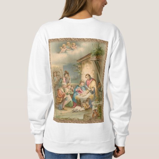 Sweatshirt Jezus Christus (Achterkant)