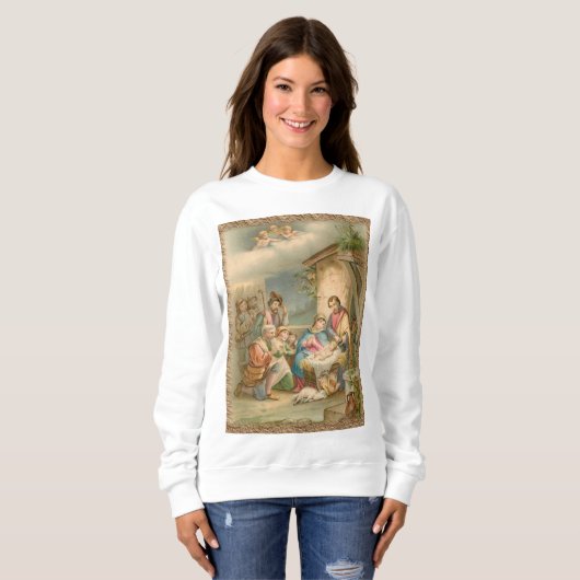 Sweatshirt Jezus Christus (Voorkant volledig)