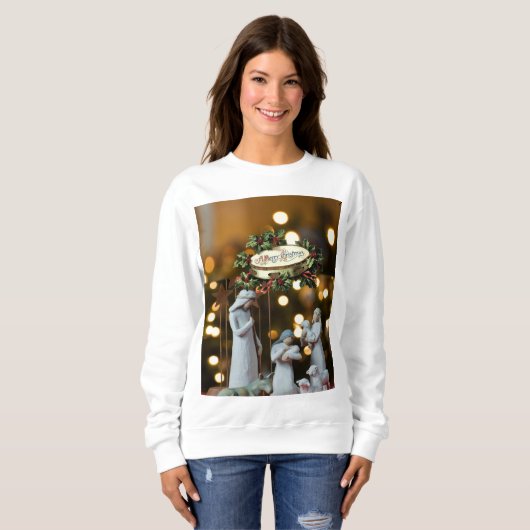 Sweatshirt Jezus Christus (Voorkant volledig)