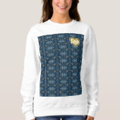 Sweatshirt - LOVE / Blauw - Adiela Akoo (Voorkant)
