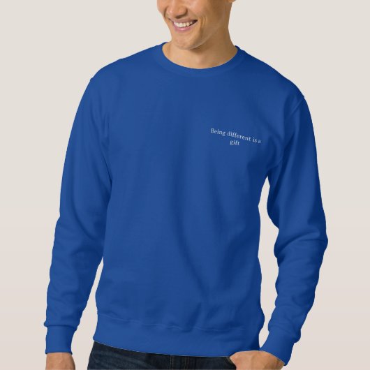 Sweatshirt mannen kunst stijl ontwerp (Voorkant)
