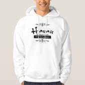 Sweatshirt met Amerikaanse staatsnaam-Hawaii. (Voorkant)
