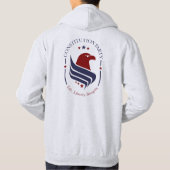 Sweatshirt, met capuchon, Constitution Party Hoodie (Achterkant)
